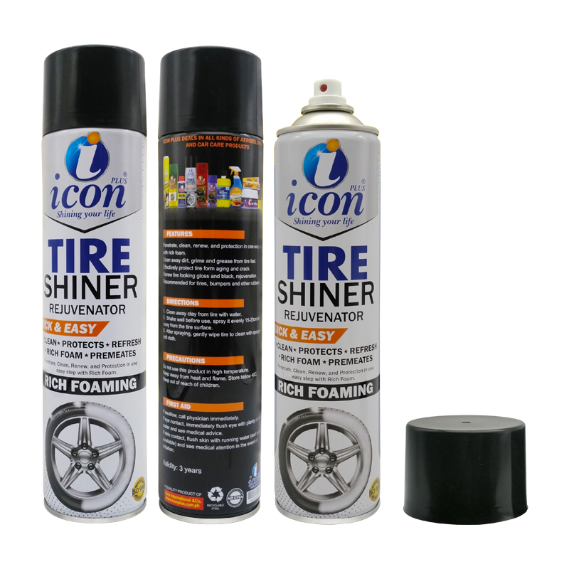 Το Tire Shiner Foaming Clean προστατεύει ανανέωση πλούσιου αφρού διαπερνά αντικείμενα φροντίδας αυτοκινήτων